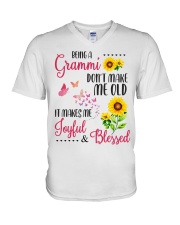 BEING A grammi V-Neck T-Shirt thumbnail