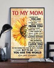 To Mom Thanks 4The Sacrifices You Make Every Day 11x17 Poster lifestyle-poster-2
