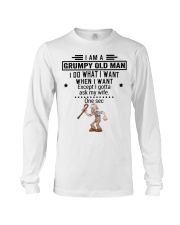 I Am A Grumpy Old Man I Do What I Want Long Sleeve Tee tile