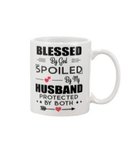 Blessed By God Spoiled By My Husband Protector Mug front