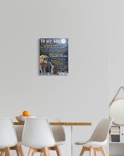 Never Feel That U Are Alone Wolf Mom To Son 11x14 Gallery Wrapped Canvas Prints aos-canvas-pgw-11x14-lifestyle-front-05