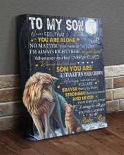 Never Feel That U Are Alone Wolf Mom To Son 11x14 Gallery Wrapped Canvas Prints aos-canvas-pgw-11x14-lifestyle-front-10