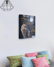I Closed My Eyes For But A Moment Dad To Son 11x14 Gallery Wrapped Canvas Prints aos-canvas-pgw-11x14-lifestyle-front-02