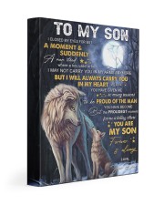 I Closed My Eyes For But A Moment Dad To Son 11x14 Gallery Wrapped Canvas Prints front