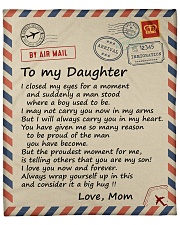 I closed my eyss for a moment Mom-To-Daughter Fleece Blanket - 50" x 60" front