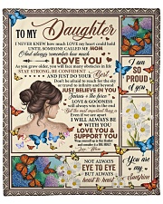 Never Knew How Much Love My Heart Mom To Daughter Fleece Blanket - 50" x 60" front