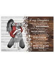 I Wish The Strenght To Face Challenges To Daughter Horizontal Poster tile