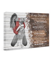 I Wish The Strenght To Face Challenges To Daughter 24x16 Gallery Wrapped Canvas Prints front