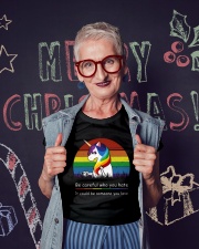 LGBT Unicor Ladies T-Shirt lifestyle-holiday-crewneck-front-3