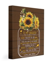 I Hope U Believe In Yourself Mom To Daughter 11x14 Gallery Wrapped Canvas Prints front