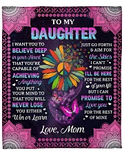 i Want You Know Believe Deep Mom To Daughter Fleece Blanket - 50" x 60" front