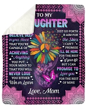 i Want You Know Believe Deep Mom To Daughter Sherpa Fleece Blanket tile