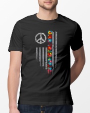 Hippie Flag Classic T-Shirt lifestyle-mens-crewneck-front-13