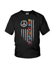 Hippie Flag Youth T-Shirt thumbnail
