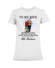 wife you are my queen forever from Grumpy husband Premium Fit Ladies Tee thumbnail