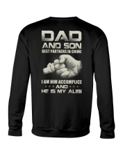 Dad And Son BEst Partners In Crime Crewneck Sweatshirt tile