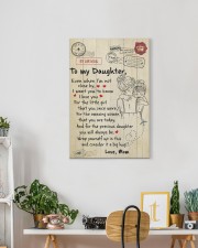 Even When I'm Not Close By Mom To Daughter 16x24 Gallery Wrapped Canvas Prints aos-canvas-pgw-16x24-lifestyle-front-18