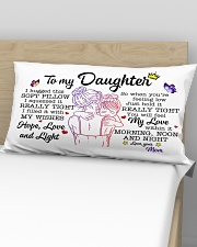 Daughter Hold It You'll Feel My Love Within In Rectangular Pillowcase aos-pillow-rectangular-front-lifestyle-02