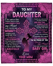 Once Upon A Time There Was A Girl Mom To Daughter Fleece Blanket - 50" x 60" front