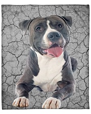 Pitbull is relaxing Fleece Blanket - 50" x 60" front