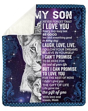 Never Forget That I Love You Lion Mom To Son Sherpa Fleece Blanket tile