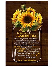 U Are Braver Than U Think Grandma To Grandson Vertical Poster tile