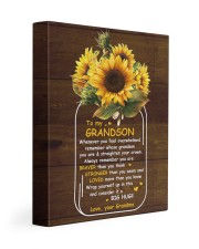 U Are Braver Than U Think Grandma To Grandson 11x14 Gallery Wrapped Canvas Prints front