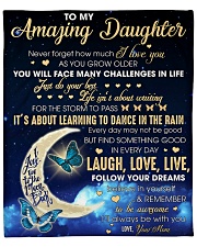 Amazing Daughter never forget how much I Love You Fleece Blanket - 50" x 60" front