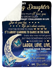 Amazing Daughter never forget how much I Love You Sherpa Fleece Blanket tile