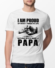 I am Pround being a Papa Classic T-Shirt lifestyle-mens-crewneck-front-13