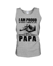 I am Pround being a Papa Unisex Tank tile