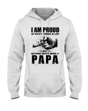 I am Pround being a Papa Hooded Sweatshirt tile