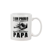 I am Pround being a Papa Mug tile