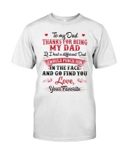 Thanks For Being My Dad Classic T-Shirt thumbnail