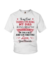 Thanks For Being My Dad Youth T-Shirt thumbnail