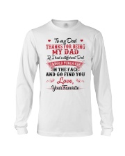 Thanks For Being My Dad Long Sleeve Tee thumbnail