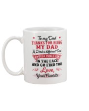 Thanks For Being My Dad Mug back