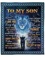 Lion- Never 4get that I Love U Mom-To-Son Fleece Blanket - 50" x 60" front