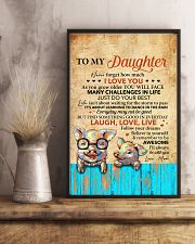 Never Forget How Much I Love U Pig Mom To Daughter 11x17 Poster lifestyle-poster-3