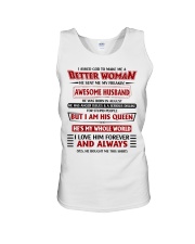 God Sent Me My Freakin' Awesome Husband Unisex Tank thumbnail