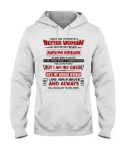 God Sent Me My Freakin' Awesome Husband Hooded Sweatshirt thumbnail