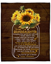 My Love For U Is Forever Sunflower GM To GD Fleece Blanket - 50" x 60" front