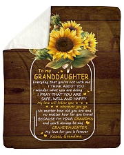 My Love For U Is Forever Sunflower GM To GD Sherpa Fleece Blanket - 50" x 60" thumbnail