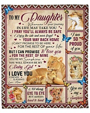 Whenever Your Journey In Life Mom To Daughter Fleece Blanket - 50" x 60" front