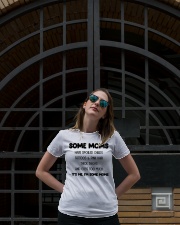 Some Moms Ladies T-Shirt lifestyle-women-crewneck-front-1