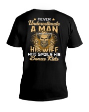 Never Underestimate A Man Who Loves His Wife V-Neck T-Shirt thumbnail