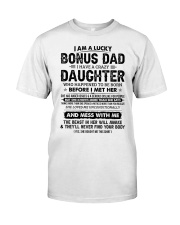 I Am A Lucky Bonus Dad Have A Crazy Daughter Premium Fit Mens Tee thumbnail