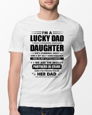 I'm Lucky Dad I have a freaking awesome Daughter Classic T-Shirt lifestyle-mens-crewneck-front-13