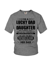 I'm Lucky Dad I have a freaking awesome Daughter Youth T-Shirt thumbnail