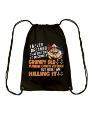 I Never Dreamed Become A Grumpy Old Veteran Drawstring Bag tile